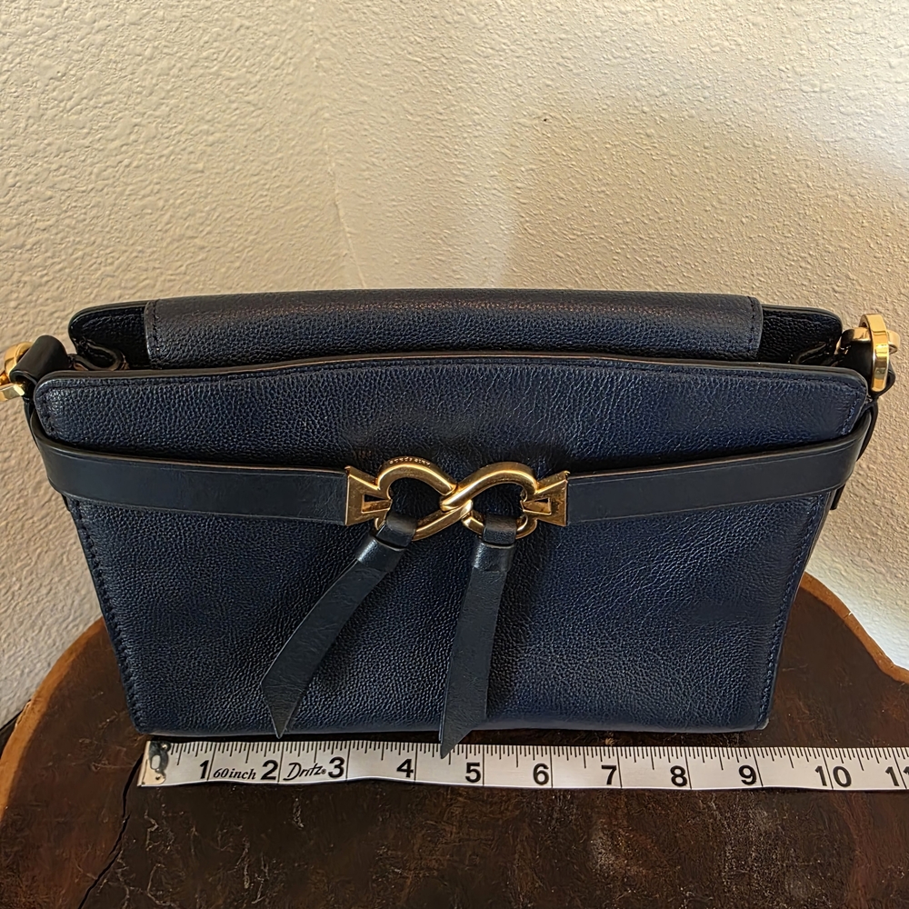 Kate Spade Navy Leather Crossbody"Toujours" CoA - Picture 10 of 14